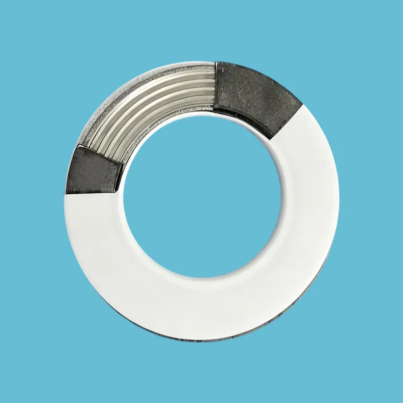 PTFE Envelope Gasket kanggo Flange Kaca